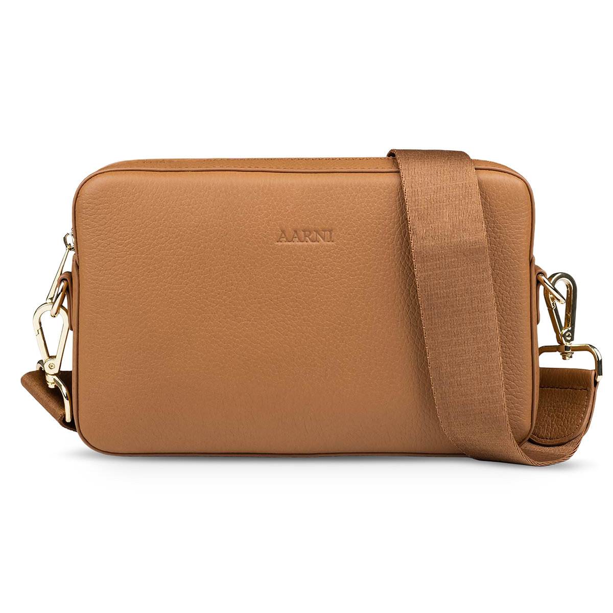 Large Crossbody Bag · Cognac