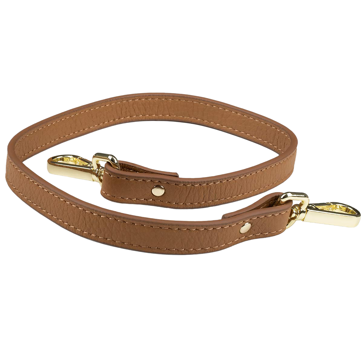 Short Shoulder Strap · Cognac